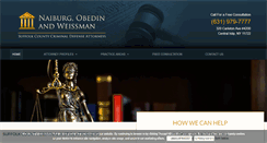 Desktop Screenshot of naiburgobedinandweissman.com